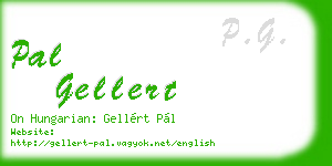 pal gellert business card