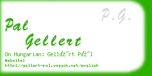 pal gellert business card